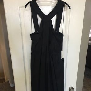 Summer Black Linen Dress